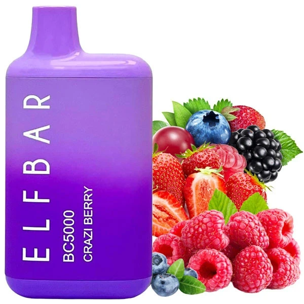 Одноразка Elf Bar Crazy Berry (Насыщеные Ягоды) BC5000