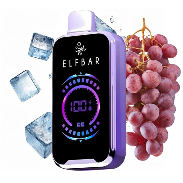 Одноразка Elf Bar Grape Ice (Виноград Лід) FS18000