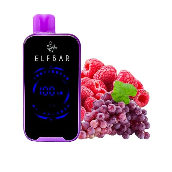 Одноразка Elf Bar Grape Raspberry (Виноград Малина) FS18000