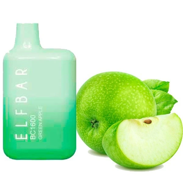 Одноразка Elf Bar Green Apple (Зеленое Яблоко) BC1600