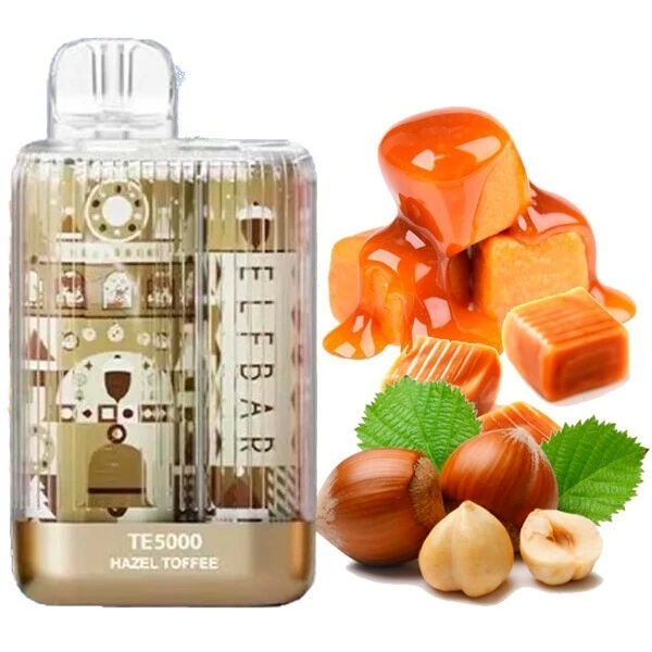 Одноразка Elf Bar Hazel Toffee (Ириски с Орехами) TE5000 New Year Edition