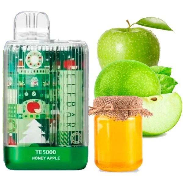 Одноразка Elf Bar Honey Apple  (Медове Яблуко) TE5000 New Year Edition
