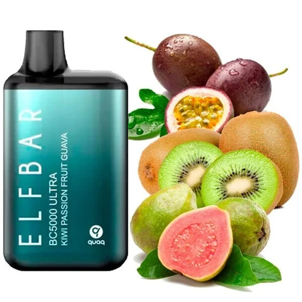 Одноразка Elf Bar Kiwi Passion Fruit Guava (Киви Маракуя Гуава) BC5000 ULTRA (Copy)