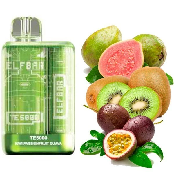 Одноразка Elf Bar Kiwi Passion Fruit Guava (Киви Маракуя Гуава) TE5000