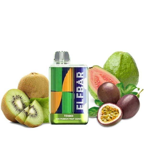 Одноразка Elf Bar Kiwi Passion Fruit Guava (Ківі Маракуя Гуава) TE6000