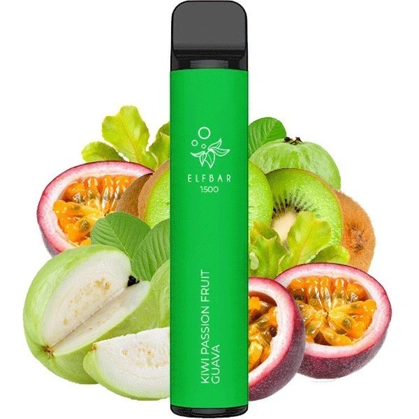 Одноразка Elf Bar Kiwi Passion Fruit Guava (Киви Маракуйя Гуава) 1500