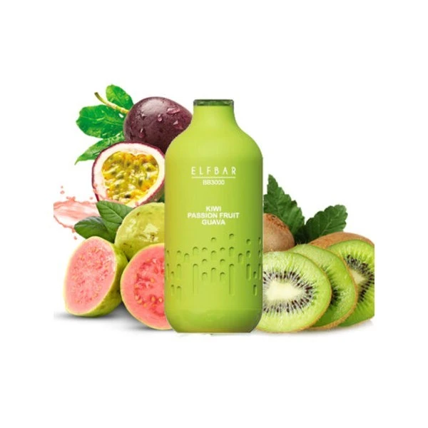 Одноразка Elf Bar Kiwi Passion Fruit Guava (Киви Маракуйя Гуава) BB3500