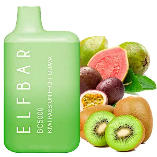 Одноразка Elf Bar Kiwi Passion Fruit Guava (Ківі Маракуя Гуава) BC5000