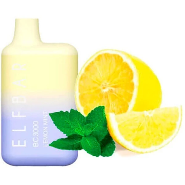 Одноразка Elf Bar Lemon Mint (Лимон Мята) BC3000