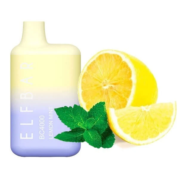 Одноразка Elf Bar Lemon Mint (Лимон Мята) BC4000