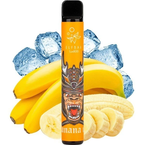 Одноразка Elf Bar Lux Banana Ice (Банан Лід) 800
