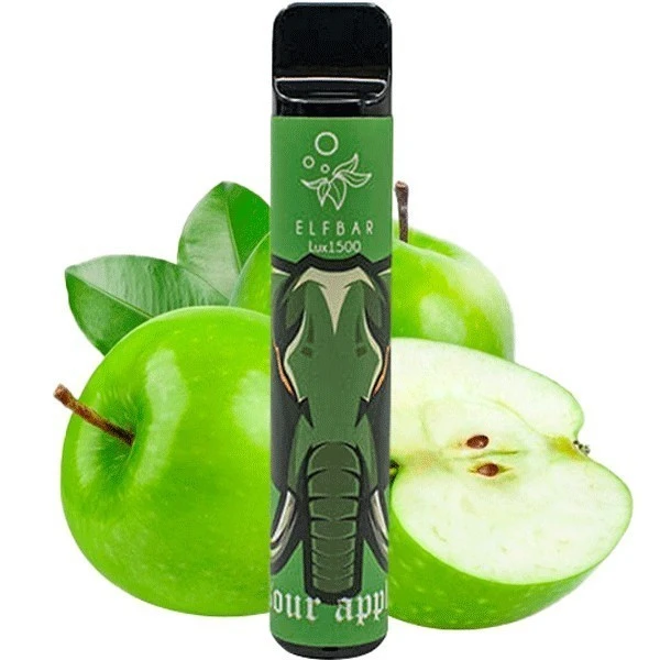Одноразка Elf Bar Lux Sour Apple (Кисле Яблуко) 1500
