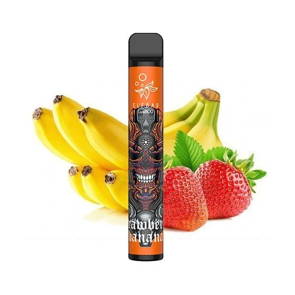 Одноразка Elf Bar Lux Strawberry Banana (Полуниця Банан) 800
