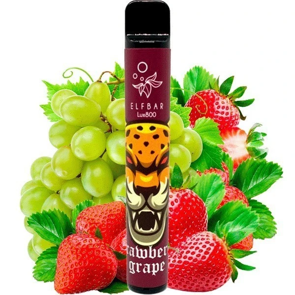Одноразка Elf Bar Lux Strawberry Grapes (Клубника Виноград) 800