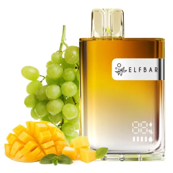 Одноразка Elf Bar Mango Green Grape (Манго Зелёный Виноград) CR8000