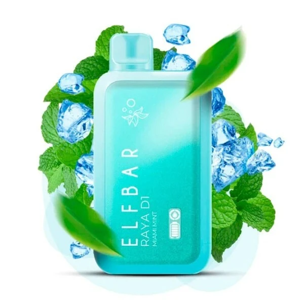 Одноразка Elf Bar Miami Mint (Мята) RAYA D1 13000