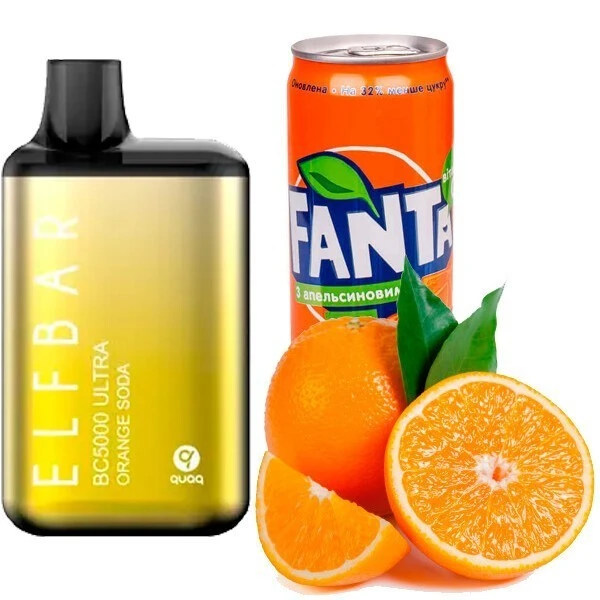 Одноразка Elf Bar Orange Soda (Апельсинова Содова) BC5000 ULTRA