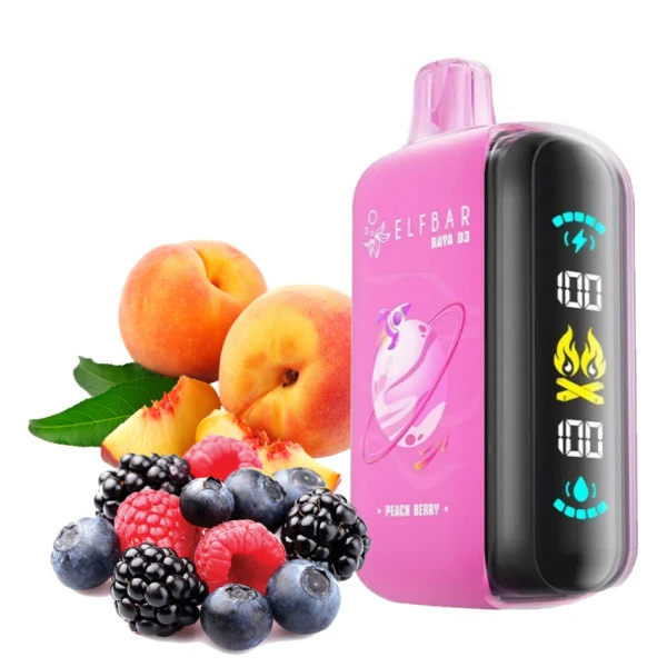 Одноразка Elf Bar Peach Berry (Персик Ягоди) RAYA D3 25000