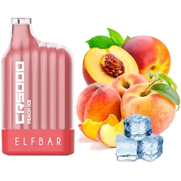 Одноразка Elf Bar Peach Ice ( Персик Лід ) CR5000