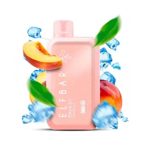 Одноразка Elf Bar Peach Ice (Персик Лед) RAYA D1 13000