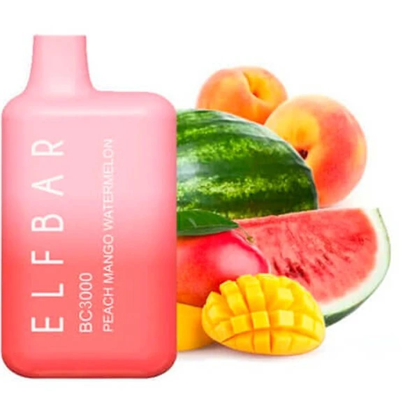 Одноразка Elf Bar Peach Mango Watermelon (Персик Манго Арбуз) BC3000