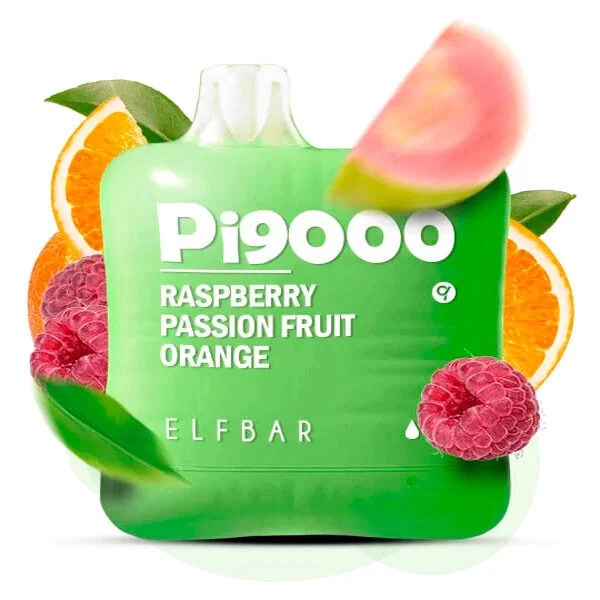 Одноразка Elf Bar Raspberry Passion Fruit Orang (Малина Маракуя Апельсин) PI 9000