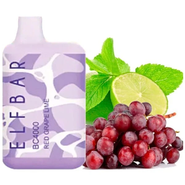 Одноразка Elf Bar Red Grape Lime (Червоний Виноградний Лайм) BC 4000