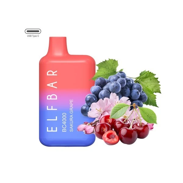 Одноразка Elf Bar Sakura Grape (Сакура Виноград) BC4000