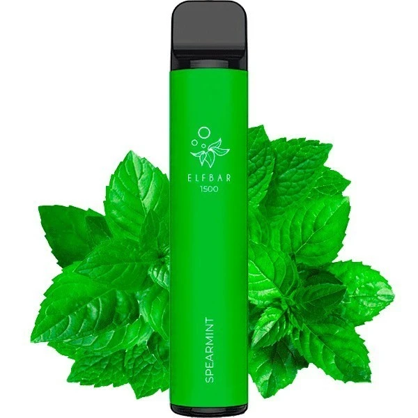 Одноразка Elf Bar Spearmint (Мятная Жвачка) 1500
