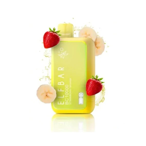 Одноразка Elf Bar Strawberry Banana (Клубника Банан) BC 10000