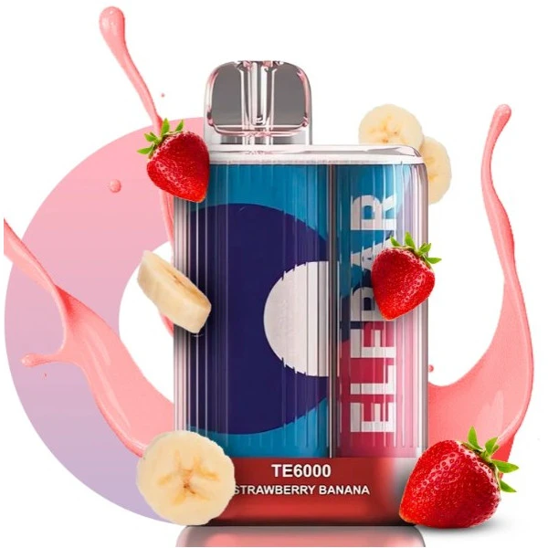 Одноразка Elf Bar Strawberry Banana (Клубника Банан) TE6000