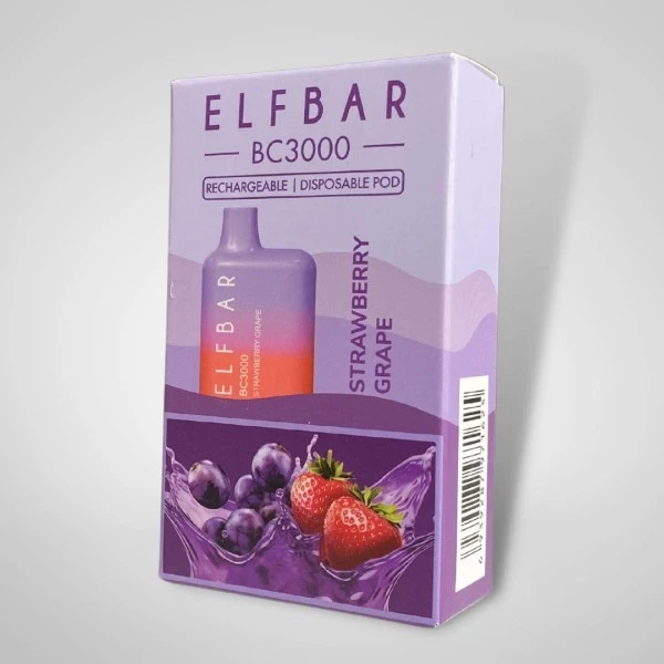 Одноразка Elf Bar Strawberry Grape (Клубника Виноград) ВС 3000