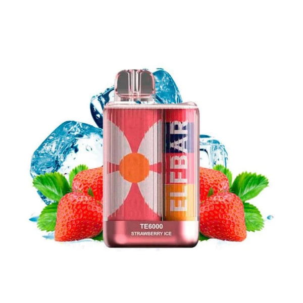 Одноразка Elf Bar Strawberry Ice (Полуниця Лід) TE6000
