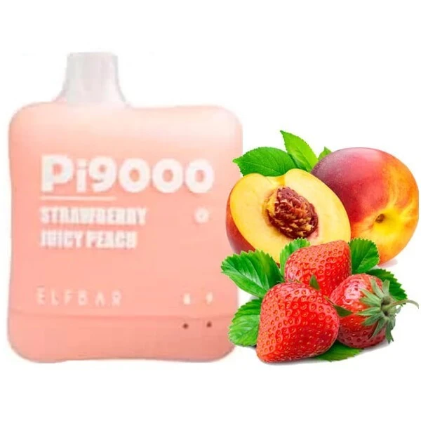 Одноразка Elf Bar Strawberry Juicy Peach (Полуниця Персиковий Сік) PI 9000
