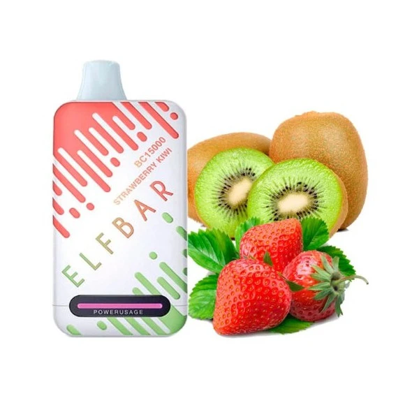 Одноразка Elf Bar Strawberry Kiwi (Клубника Киви) BC 15000