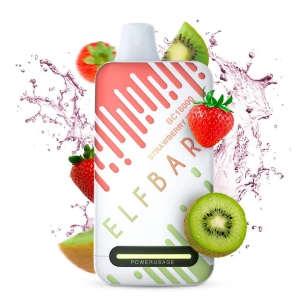 Одноразка Elf Bar Strawberry Kiwi (Клубника Киви) BC 18000
