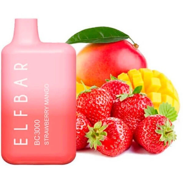 Одноразка Elf Bar Strawberry Mango (Клубника Манго) BC3000
