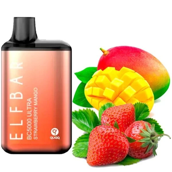 Одноразка Elf Bar Strawberry Mango (Клубника Манго) BC5000 ULTRA (Copy)