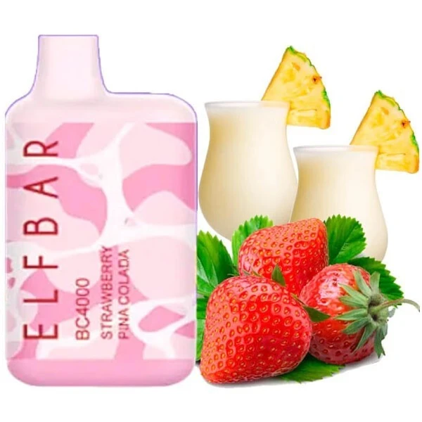 Одноразка Elf Bar Strawberry Pina Colada (Клубника Пинаколада) BC4000