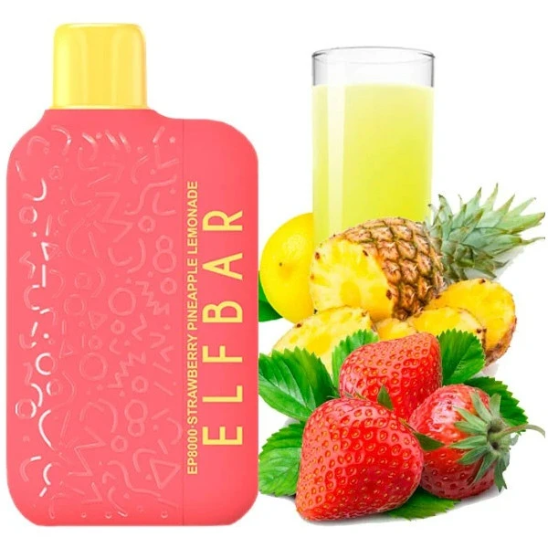 Одноразка Elf Bar Strawberry Pineapple Lemonade (Клубника Ананас Лимонад) EP8000