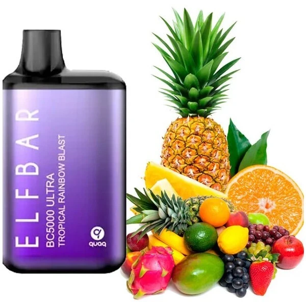 Одноразка Elf Bar Tropical Rainbow Blast (Мультифрукт) BC5000 ULTRA (Copy)
