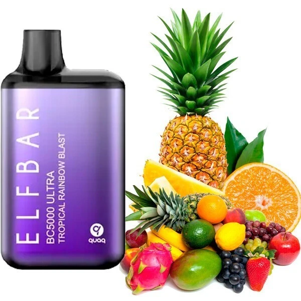 Одноразка Elf Bar Tropical Rainbow Blast (Мультифрукт) BC5000 ULTRA