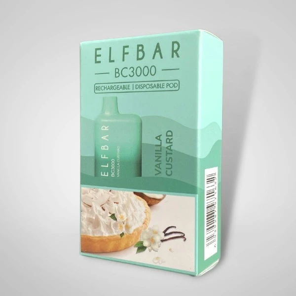 Одноразка Elf Bar Vanilla Custard (Ванильное Морожено) ВС3000