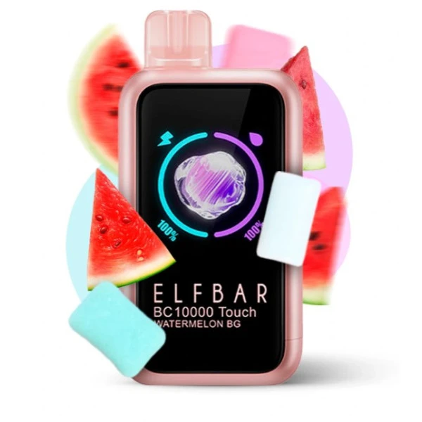 Одноразка Elf Bar Watermelon BG (Арбуз Сладкая Жвачка) BC 10000 Touch