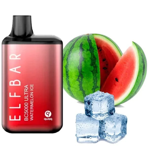 Одноразка Elf Bar Watermelon Ice (Арбуз Лед) BC5000 ULTRA	(Copy)