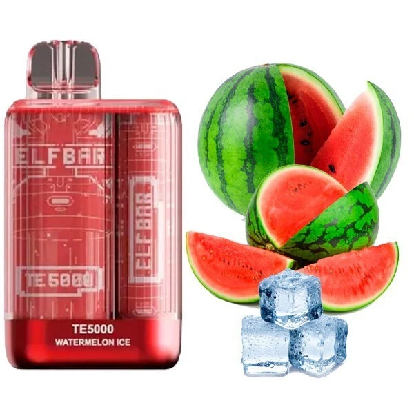 Одноразка Elf Bar Watermelon Ice (Арбуз Лёд) TE5000