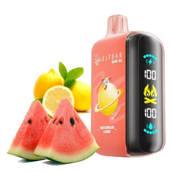 Одноразка Elf Bar Watermelon Lemon (Кавун Лимон) RAYA D3 25000