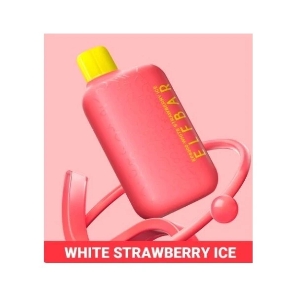 Одноразка Elf Bar White Strawberry Ice (Белая Клубника Лед) EP8000