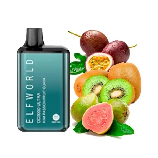 Одноразка Elf World Kiwi Dragon Fruit Berry (Киви Драгонфрут Ягоды) DC5000 ULTRA