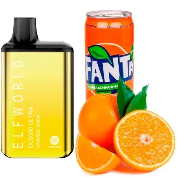Одноразка Elf World Orange Soda (Апельсиновая Газировка) DC5000 ULTRA